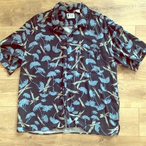 Vintage Silk Button Up